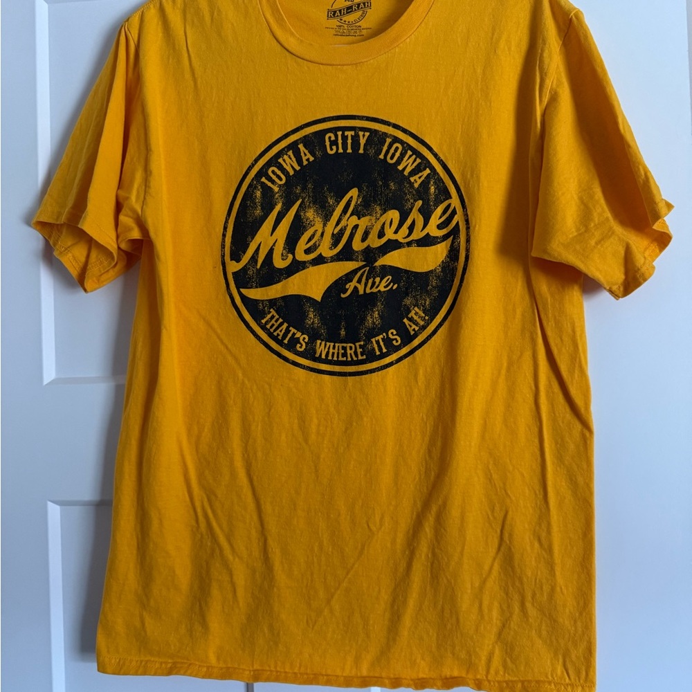 Yellow Melrose Ave Graphic Tee